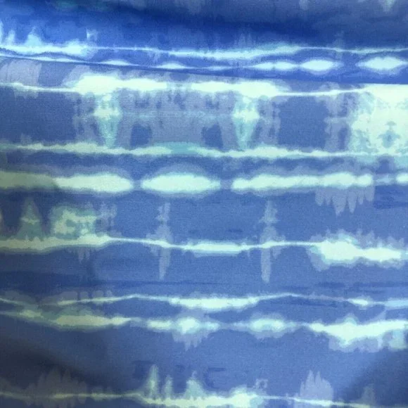 NWT California Sunshine One Piece Swimsuit Blue Tie Dye Size S - Picture 4 of 7